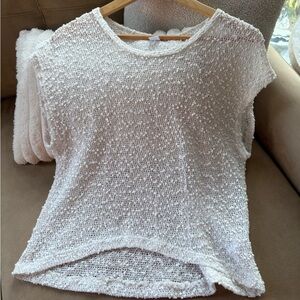 Bar III Cream Knit Women's Blouse